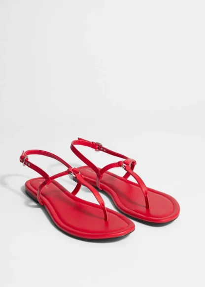 T-bar Leather Sandals | & Other Stories Outlet