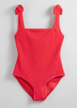 Textured Bow Tie Swimsuit | & Other Stories Shop