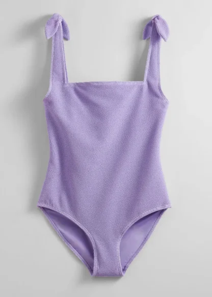 Textured Bow Tie Swimsuit | & Other Stories Shop