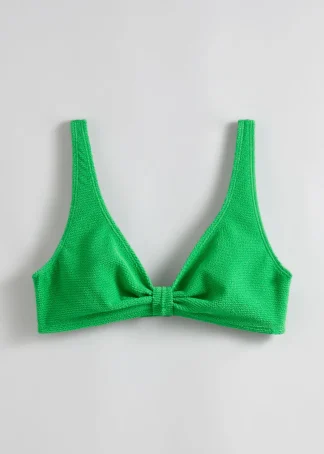 Textured Triangle Bikini Top | & Other Stories Clearance