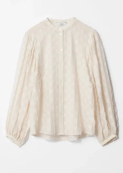 Textured Voluminous Sleeve Blouse | & Other Stories Best