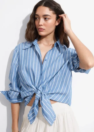 Tie-Front Shirt | & Other Stories Cheap