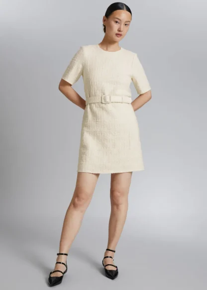 Tweed Belted Mini Dress | & Other Stories Best Sale