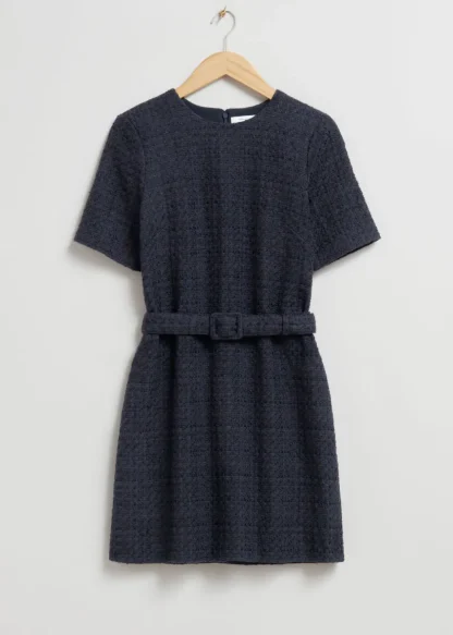 Tweed Belted Mini Dress | & Other Stories Best Sale