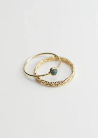 Twist Embossed Ring Set | & Other Stories Store