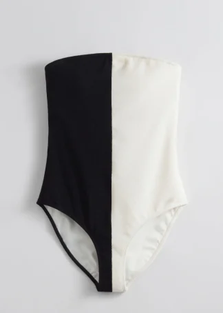 Two-Tone Bandeau Swimsuit | & Other Stories Shop