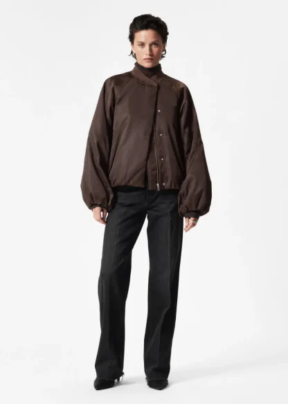 Voluminous-Sleeve Bomber Jacket | & Other Stories Discount