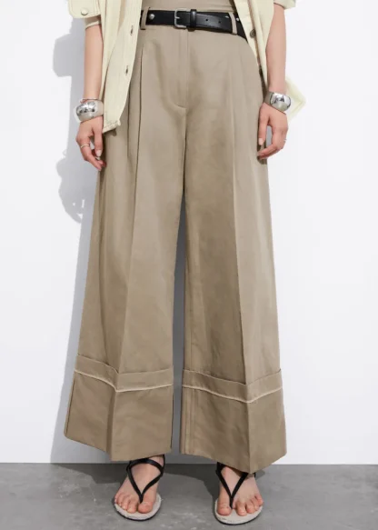 Wide Fold-Up Cuff Trousers | & Other Stories Shop