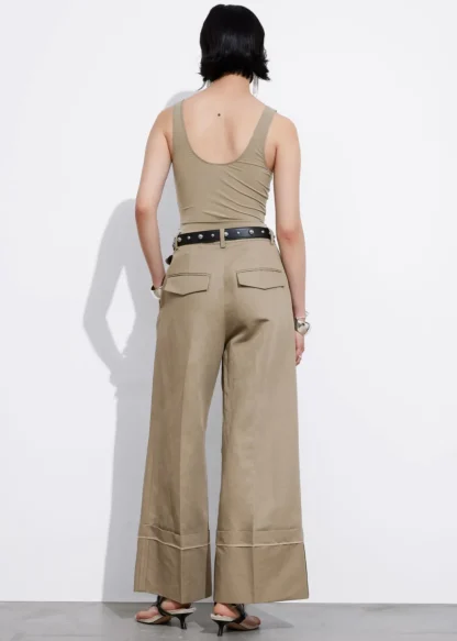 Wide Fold-Up Cuff Trousers | & Other Stories Shop