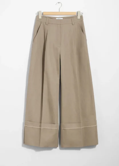 Wide Fold-Up Cuff Trousers | & Other Stories Shop