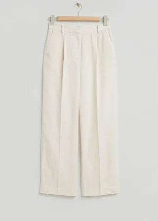 Wide Linen Trousers | & Other Stories Cheap