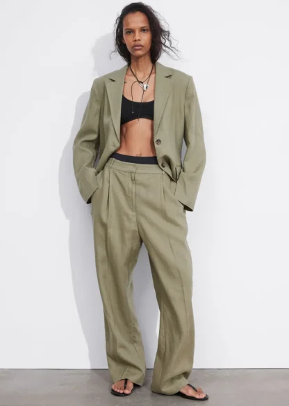 Wide Linen Trousers | & Other Stories Cheap