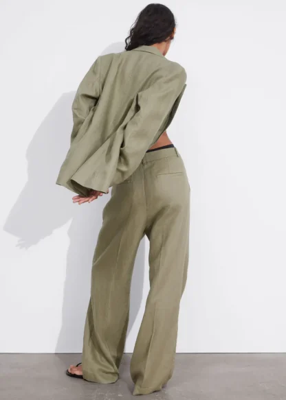 Wide Linen Trousers | & Other Stories Cheap