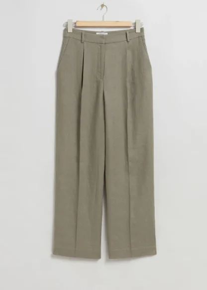 Wide Linen Trousers | & Other Stories Cheap