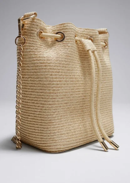 Woven Paper- Bucket Bag | & Other Stories Flash Sale