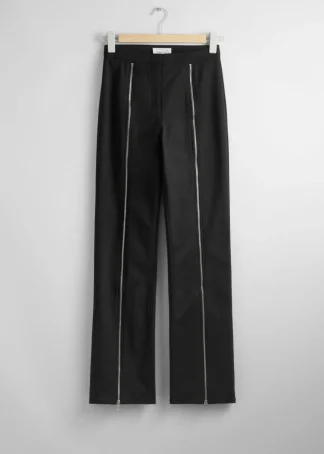 Zipper-Detailed Trousers | & Other Stories Online